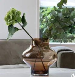 Ruvuma Vaas Smoke Brown – Vase The World | In 2 maten