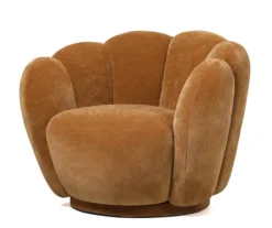 Schelp Fauteuil Liora Amber Oak – Luxe Draai Fauteuil 93x81x70 cm