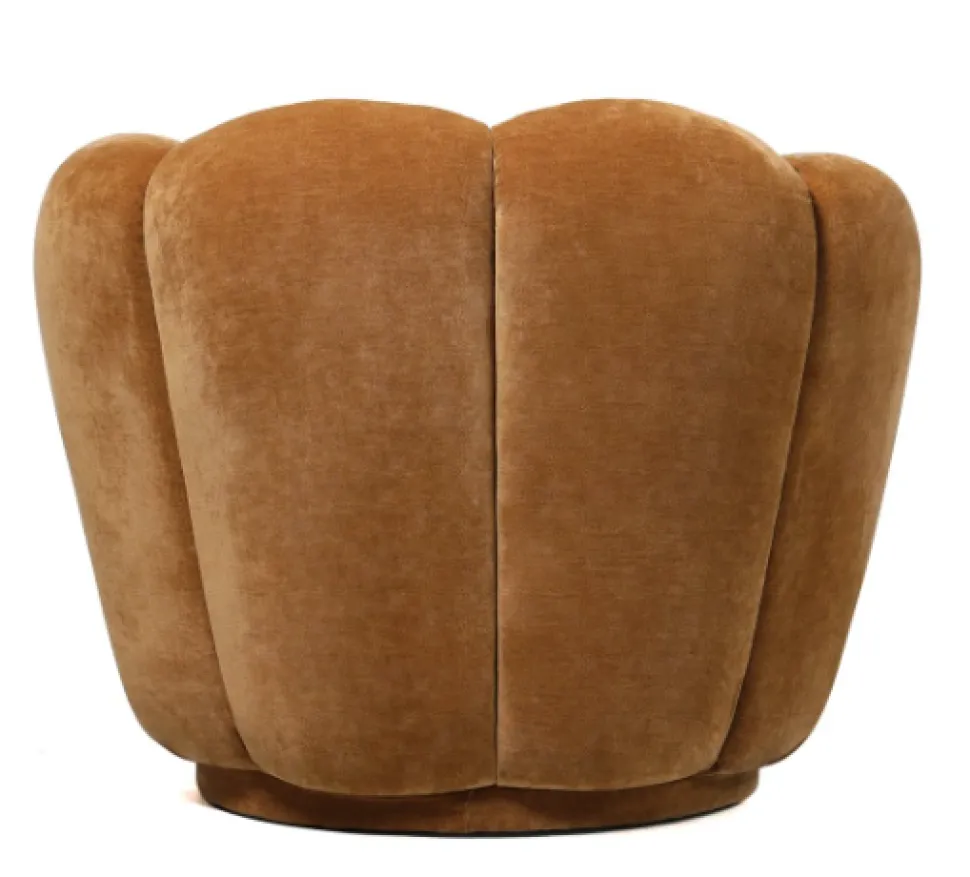 Schelp Fauteuil Liora Amber Oak – Luxe Draai Fauteuil 93x81x70 cm