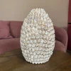 Schelp Vaas | Bruin/Creme | Ø19x28,5 cm | Chique-Living