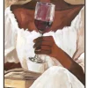 Schilderij Lady Wine 70×105 cm – Met Houten Lijst | Chique-Living