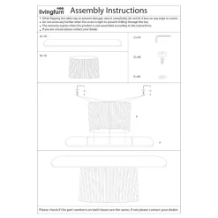 Side Table Salvator 140 cm – Ovale Wandtafel Mangohout Bruin | Livingfurn