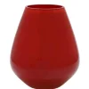 Tasman Vaas / Windlicht Bright Red – Ø18x20 cm | Stijlvol rood glas