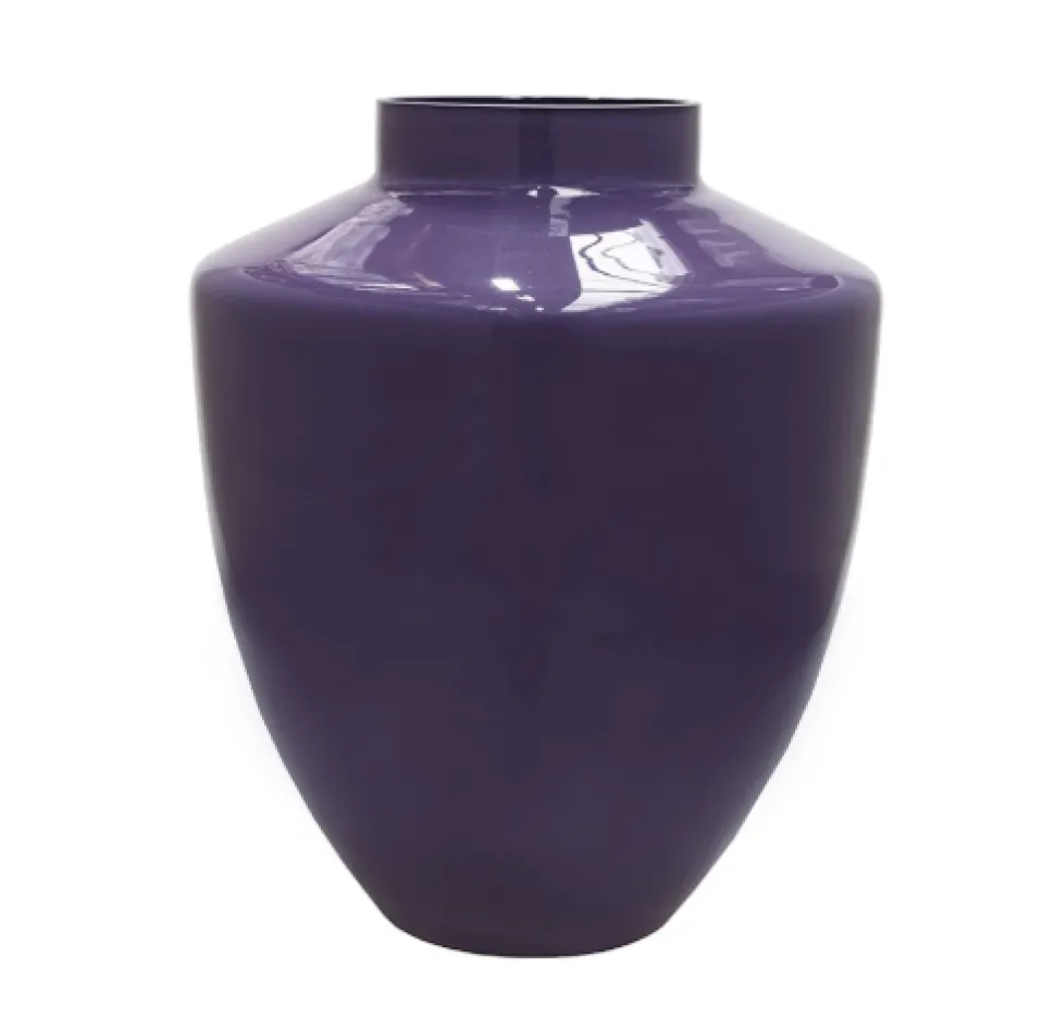 Tugela Vaas Paars – Vase The World | Luxe glazen design Ø24,5x29