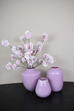 Vaas Artic Lila – Glazen Design Vaas in 2 Maten | Vase The World