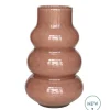 Vaas 'Lomami | Vase The World | Elite Brown | Ø18 x H30 cm | Chique-Living