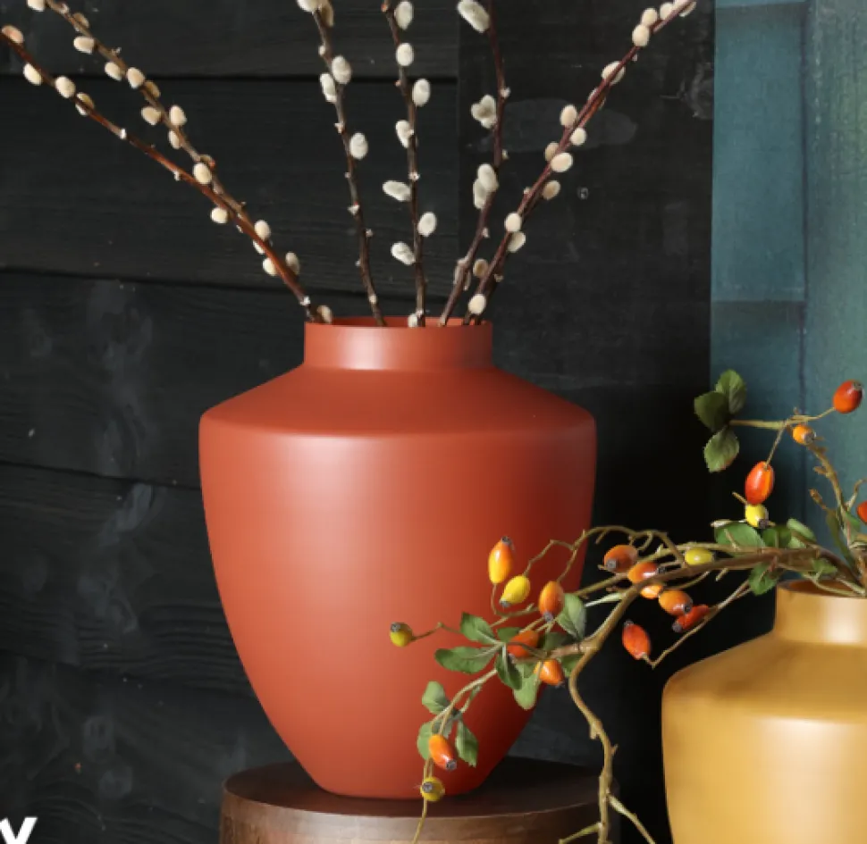 Vaas 'Tugela' | Matte Rusty | Vase The World | In 2 maten | Chique-Living