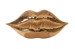 Wanddecoratie Donja Gold Lips | Richmond | Chique-Living