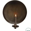 Wandkandelaar ‘Jovita’ Brons – Dinerkaars | Chique-Living