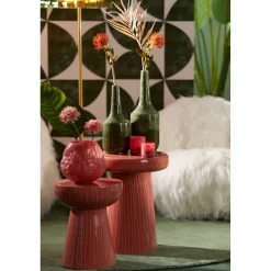 Waxinelichthouder ‘Morita’ Roze – 2 Maten | Chique-Living