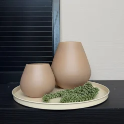Zand Matte Windlicht ‘Tasman’ | Vase The World | Verkrijgbaar in 2 maten | Chique-Living