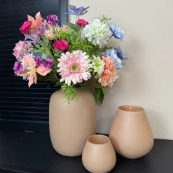 Zand Matte Windlicht ‘Tasman’ | Vase The World | Verkrijgbaar in 2 maten | Chique-Living