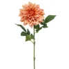 Zijden Bloem 'Dahlia' | Real Touch | Peach | 70cm | Chique-Living
