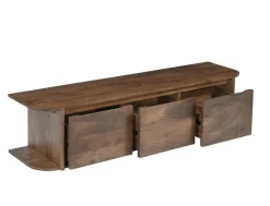 Zwevend TV Meubel 'Jade' | Walnoot Bruin | 160cm | Chique-Living